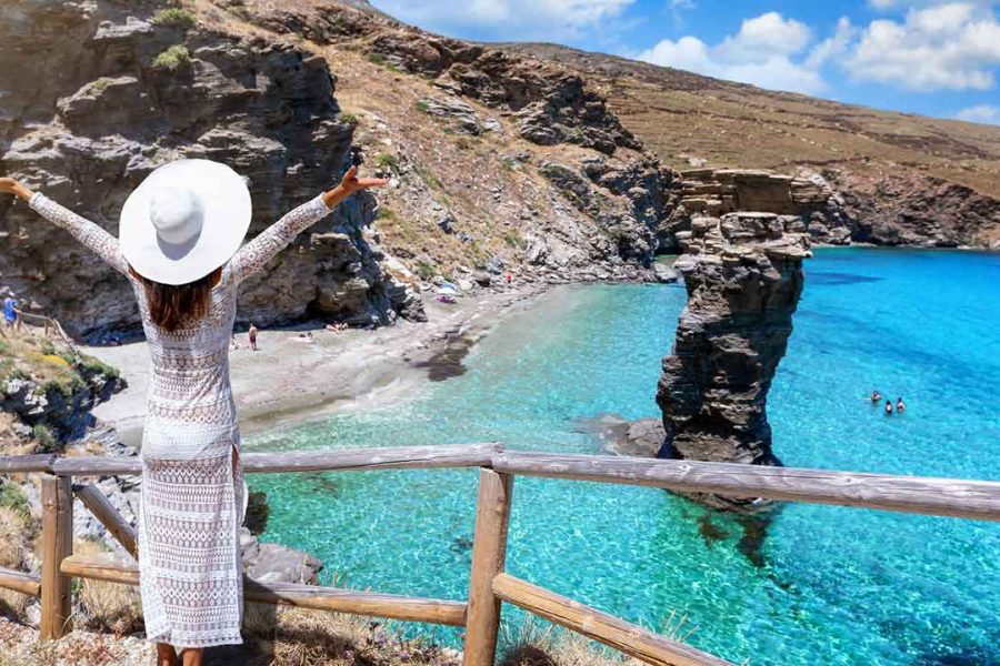Korthi Tour: Bridge of Love, Korthi Bay, Grias to Pidima Beach